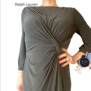 Ralph Lauren Wrap Dress l 3/4 Sleeve l Size 14
